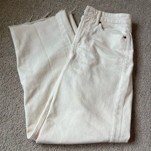 old navy high waisted wide leg jeans